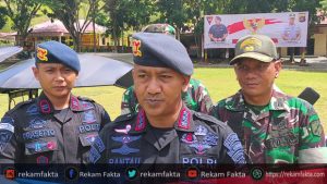 Sat Brimob Polda Gorontalo Bersama Korem 133 NWB Gelar Sosialisasi Pencegahan COVID-19 Secara Mobile