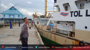 Kapal Yang Masuk Dan Keluar Pelabuhan Kwandang, Wajib Menjalani SOP Pencegahan Covid-19