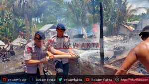 Dua Lokasi di Kabgor Kebakaran, Tim SAR Ilato Bergerak Cepat Untuk Padamkan Si Jago Merah