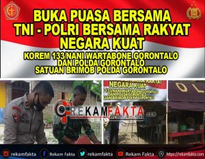 Buka Puasa Perdana, Aparat TNI-POLRI Masak Di Dapur Umum Untuk Dibagikan Ke Warga Kurang Mampu