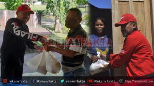 Tak Dikenal Rakyat, Eka Putra Tetap Bagikan Bansos Guna Mencegah Wabah Corona