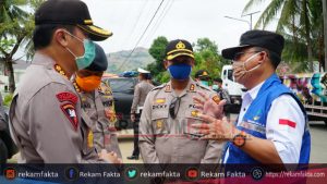 Thariq Modanggu Bersama Wakapolda Gorontalo, Memantau Perbatasan Atinggola