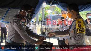 Didampingi Kabidkum Dan Kabid Dokkes, Wakapolda Gorontalo Tinjau Perbatasan Tolinggula