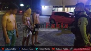 Tiga Remaja Mabuk Digiring Ke Polres Gorontalo Kota Karena Mengganggu Kamtibmas