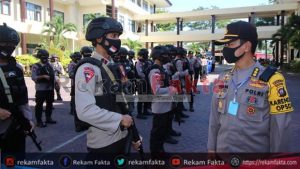 Kembali Turunkan 178 Personil Di 10 Posko, Polda Gorontalo Perketat Penerapan PSBB