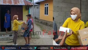 Kembali Beraksi, Meyke Camaru Bagikan Takjil Untuk Masyarakat Kurang Mampu