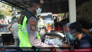 Alhamdulillah, 70 Personil Polda Gorontalo Dinyatakan Negatif Setelah Jalani Rapid Test Sebelum Berangkat Ke Perbatasan
