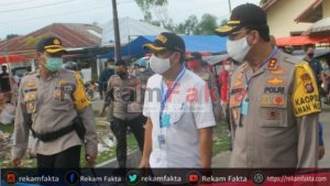 Tinjau Pasar Tradisional Di Bone Bolango, Kapolda Gorontalo Ajak Masyarakat Untuk Mematuhi Anjuran Pemerintah