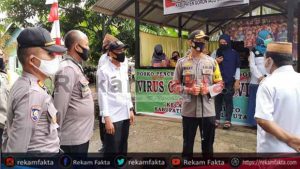 Kapolres Gorontalo Utara Kunjungi Kampung Tangguh Desa Bubode