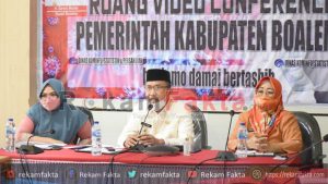 Ikuti Rapat Evaluasi Penanganan Covid-19 di Provinsi Gorontalo, Wabup Anas Sampaikan ini