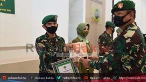 Danrem 133/NWB Pimpin Upacara Militer Sertijab Komandan Kodim 1304/Gorontalo Dan Komandan Kodim 1313/Pohuwato