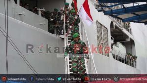 450 Prajurit Batalyon Infanteri 713 Kembali Ke Pangkuan Bumi Gorontalo