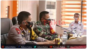 Kunjungan Kerja Bersama Danrem 133/NW Di Kantor KPU Kabgor, Kapolda Gorontalo : “TNI-POLRI Siap Jamin Keamanan Pilkada”