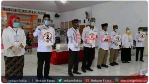 Dengan Protokol Kesehatan, KPUD Pohuwato Sukses Gelar Pengundian Nomor Urut