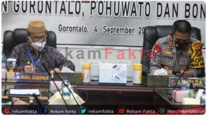 Kapolda Gorontalo Menggelar Rapat Koordinasi Bersama Forkopimda Provinsi Terkait Persiapan Pilkada 2020