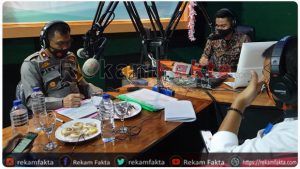 WakaPolres Gorontalo Hadiri Dialog Interaktif Terkait Pilkada 2020 Di Radio Insania