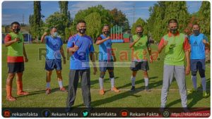 Pelihara Sinergitas TNI-POLRI, Polda Gorontalo Dan Korem 133/NWB Lakukan Olahraga Bersama