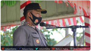 Kapolres Pohuwato Pimpin Apel Pada Upacara Peringatan Hari Santri Nasional Di Salafiyah Syafi’iyah