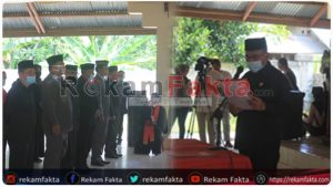 Ini Pesan Wabub Anas, Saat Lantik 44 Pejabat di Lingkungan Pemda Boalemo
