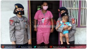 Nou Ilato Polwan Brimob Polda Gorontalo Kembali Lakukan Bhakti Sosial Pembagian Sembako Di Tengah Pandemi COVID-19