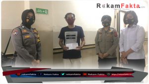 Personil Polwan Polres Gorontalo Kota Menggalang Dana Untuk Pasien Gagal Ginjal
