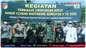 Cegah Bencana Alam, Korem 133/NW Bekerjasama Dengan BWS Dan BPDAS-HL Serta DLH Tanam Rumput Vetivera
