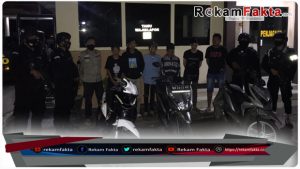 Resahkan Masyarakat, Tim Patroli Ilato Brimob Gorontalo Bubarkan Ajang Balap Liar Di Bundaran Saronde – Kota Gorontalo