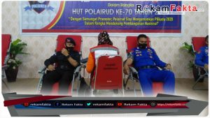 SatBrimobda Gorontalo Turut Berpartisipasi Mendonorkan Darah Dalam Rangka HUT Polairud Ke-70