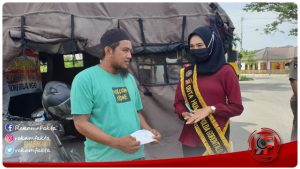 Duta Humas Polda Gorontalo Berikan Himbauan Protokol Kesehatan Kepada Para Pelanggar