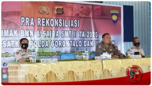 Targetkan Meraih Opini WTP Ke-8, Polda Gorontalo Gelar Pra Rekonsiliasi Simak BMN Dan Saiba II TA.2020