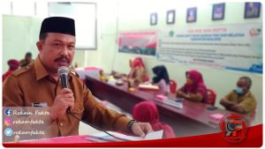 Sekda Sherman, Sentil Pelayanan RSTN Tilamuta Pada Rapat Triwulan III