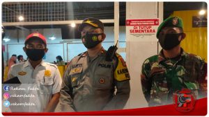 Kompol Lufti Amir Pimpin Tim Gabungan Untuk Menutup 3 Tempat Usaha Yang Langgar Prokes