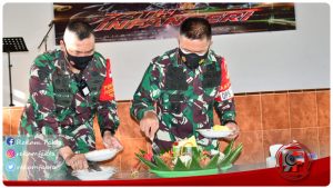 Korem 133 Nani Wartabone Gelar Acara Syukuran Di Mayonif 713/ST Dalam Rangka Memperingati Hari Infanteri Ke-72