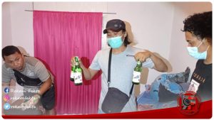 Jelang Natal Dan Tahun Baru, Gabungan Team Rajawali, Intelkam Dan Resmob Polda Sita 302 Botol Miras