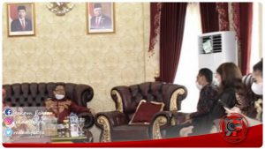 Bupati Indra Yasin Terima Kunjungan Dari Pimpinan Bank SulutGo Gorut