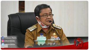 Ikut Rapat Virtual Dengan Wagub, Begini Kata Bupati Indra Yasin