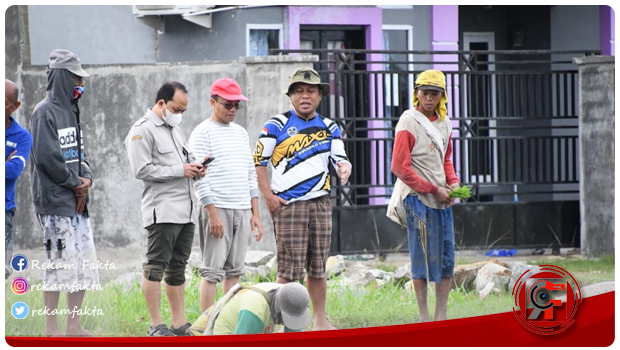 Bersama BPTP Provinsi Gorontalo, Sekda Ridwan Yasin Lakukan Penanaman Benih Padi Produk Biofortifikasi Inpari IR Nutri Zinc