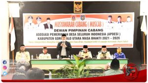 Hadiri Muscab APDESI Gorut, Begini Kata Sekda Ridwan Yasin