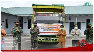Korem 133/NW Kembali Salurkan Bantuan ke Sulbar