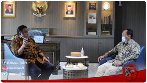 Rachmat Gobel Sampaikan Langkah-Langkah Membangkitkan Produk Dalam Negeri Kepada Kepala LKPP