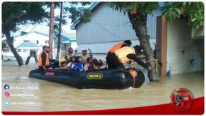 Yon D Satbrimob PMJ : Pengabdian di tengah Bencana dan Pandemi Covid-19