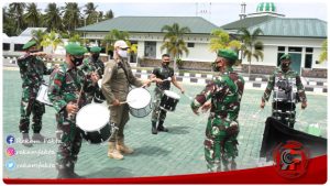 TNI Dan Satpol-PP Provinsi Gorontalo Ikuti Pelatihan Satuan Korsik Militer Korem 133/NW