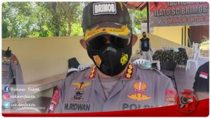 Satuan Brimob Polda Gorontalo Gelar Latihan Menembak Bersama Kuli Tinta Untuk Mempererat Tali Silahturahim