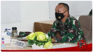 Kolonel Caj Yadi Nurefendi Ikuti Rapat Koordinasi Personel (Rakorpers) TNI 2021 Secara Virtual