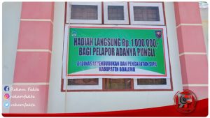 Dinas Dukcapil Kabupaten Boalemo Beri Hadiah Bagi Pelapor Adanya Pungli