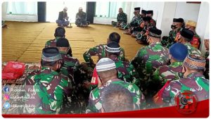 Wujud Pembinaan Mental Rohani Bagi Anggotanya, Dandim 1313/Pohuwato Hadiri Pembacaan Surat Yasin Dan Tahlilan