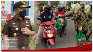 Pertengahan Ramadhan, Kejati Gorontalo Bagikan Ratusan Takjil Kepada Masyarakat Pengguna Jalan