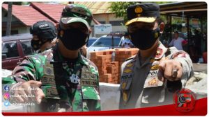 Danrem 133/NW Bersama Kapolda Dan Wakapolda Gorontalo Turun Langsung Pantau Keamanan Gereja Di Kota Gorontalo