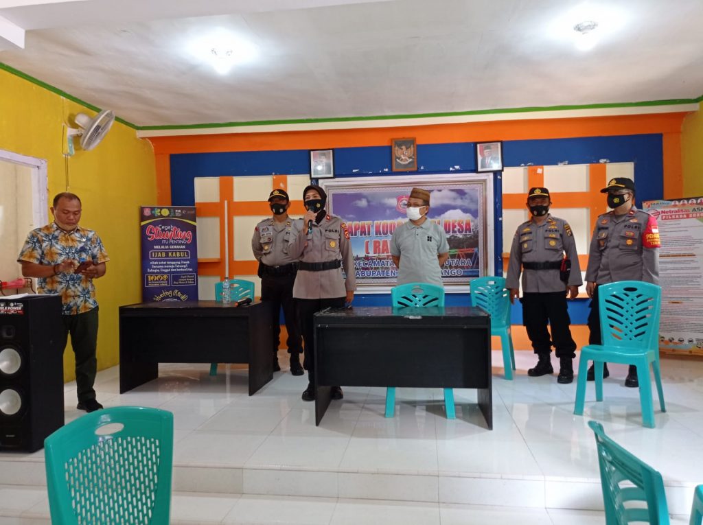 Polsek Bolango Laksanakan Giat Vaksinasi Gratis Di Desa Tupa Dan Desa Longalo