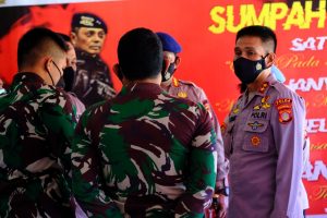 Irjen Pol. Akhmad Wiyagus Pantau Langsung Pelaksanaan Vaksinasi Di Mako Brimob Dan Ditlantas Polda Gorontalo